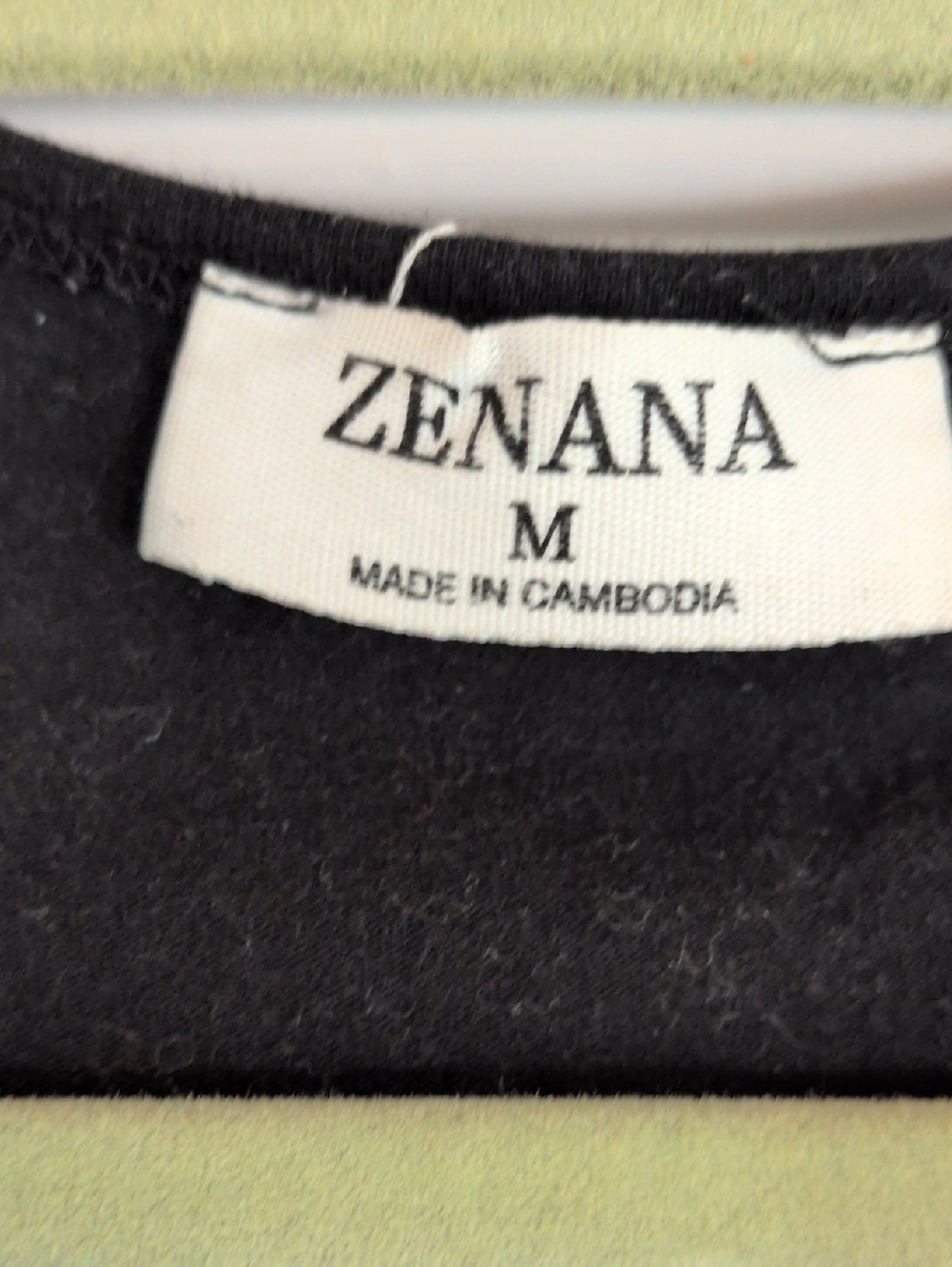 ✨ 4/$15 Zenana T-back Black Bodysuit - Picture 2 of 3